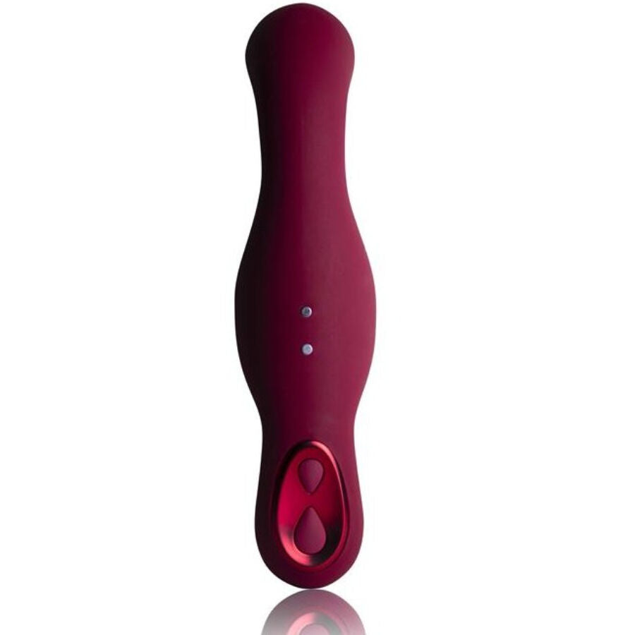 Vibromasseur Ruby Glow Mains Libres Rouge - Rocks-Off