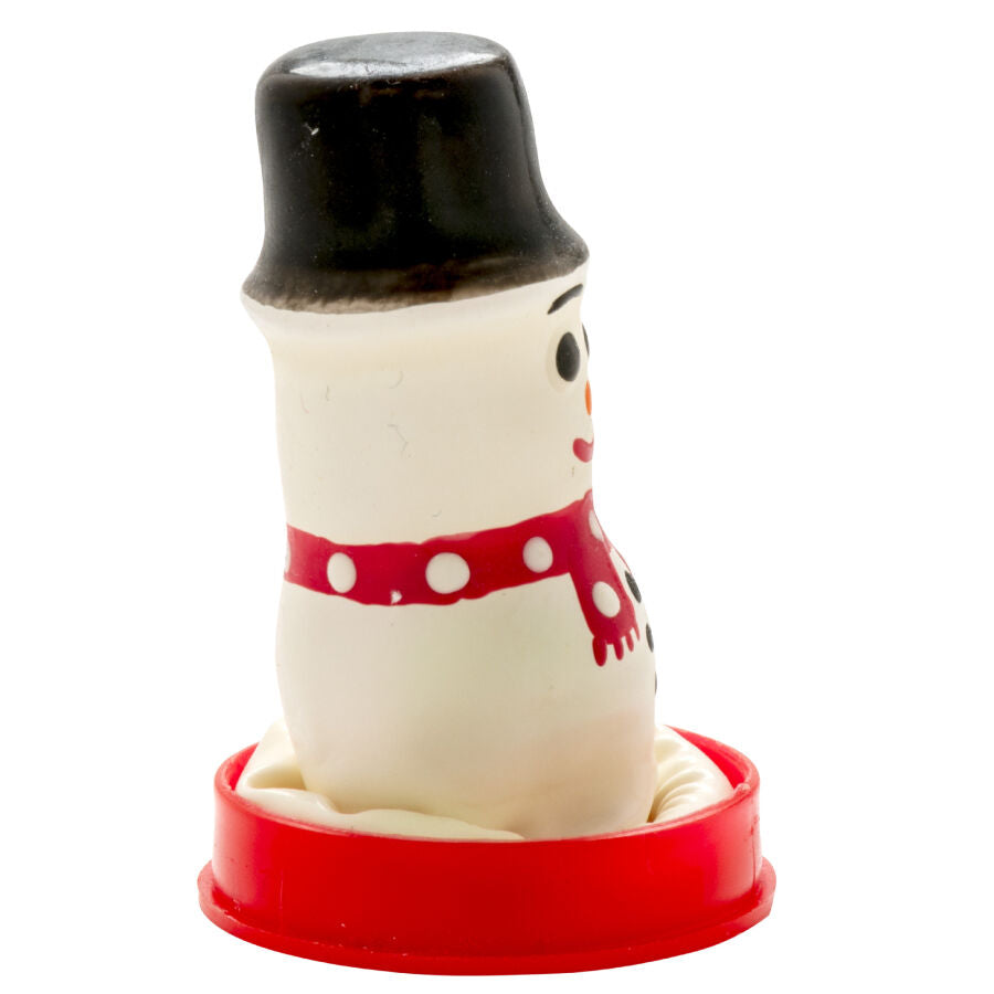 Préservatif Fantaisie Bonhomme de Neige Peint Main - Condomerie - CONDOMERIE