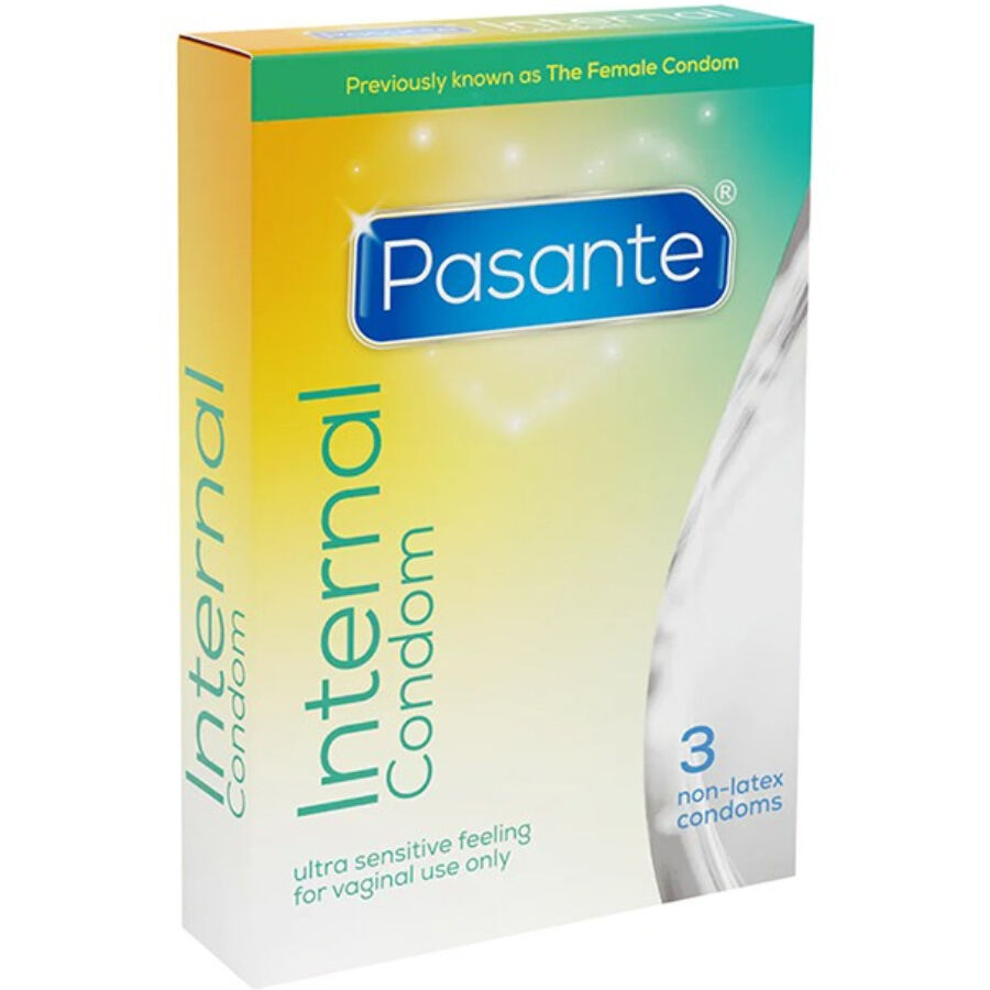 Préservatif interne sans latex Pasante Internal x3 - Pasante - PASANTE