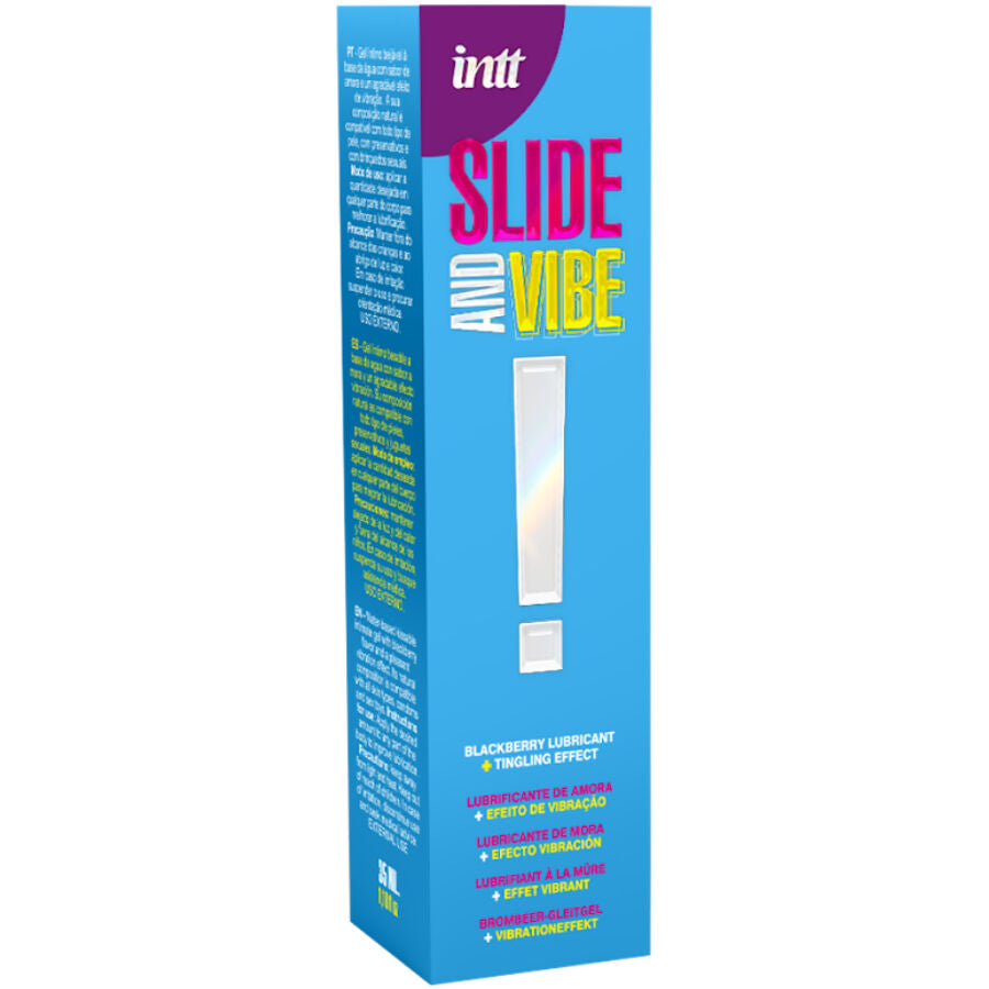 Lubrifiant Vibrant Effet Tingling Mûre 35ml - Intt