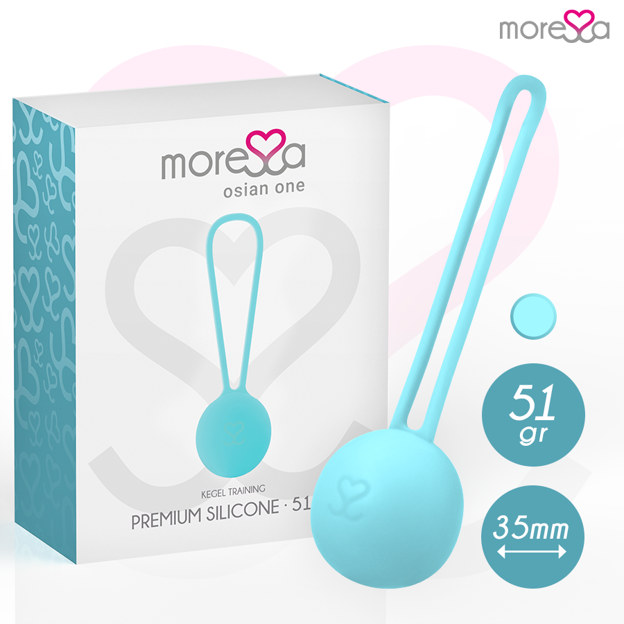 Moressa – Boules de Geisha 51 g Renforcement Plancher pelvien - Bleu