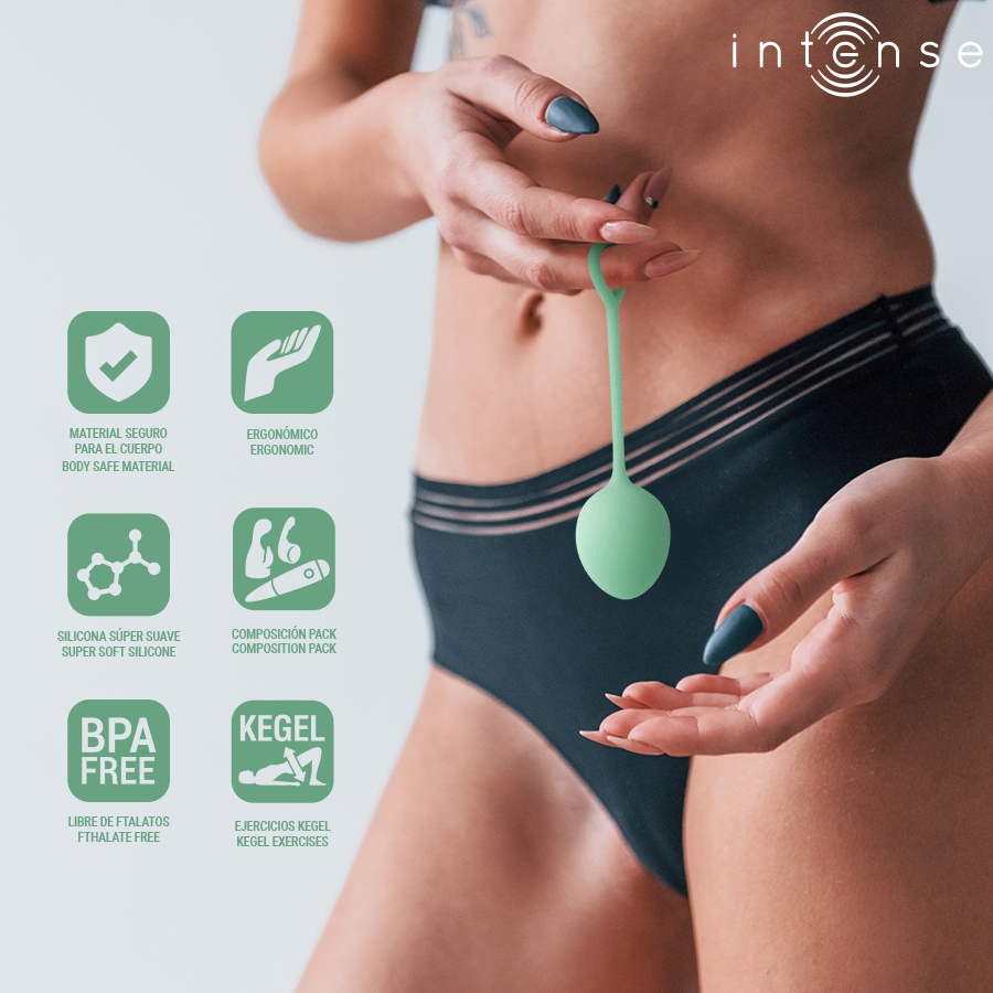 Kit Boules de Geisha Charli 3 Poids Progressifs Vert - Intense
