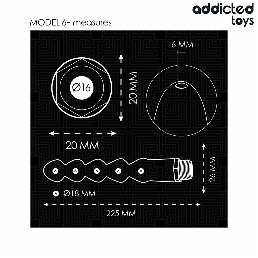 Nettoyeur Anal Adaptateur Universel Modèle 6 - Addicted Toys