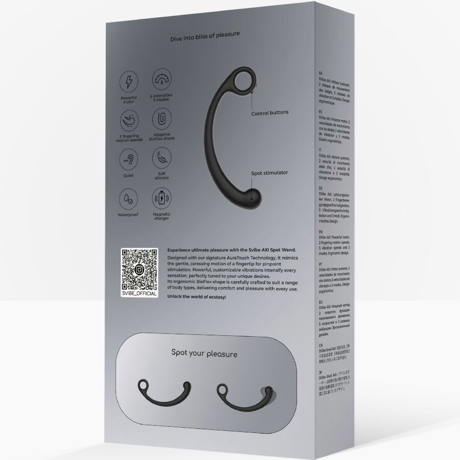Stimulateur Points G Snail Vibe AXI Noire - Snail Vibe