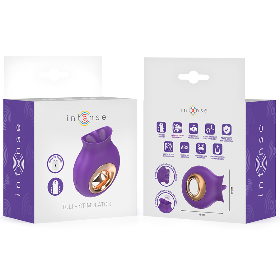 Stimulateur Clitoridien Tuli 9 Vibrations & Oscillations - Intense
