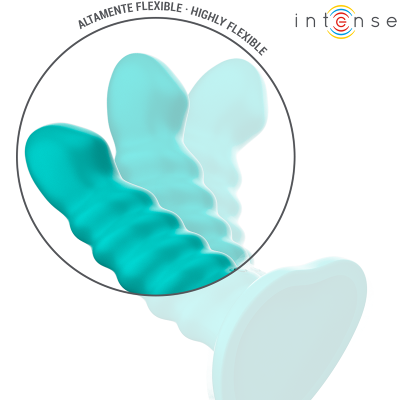 Vibrateur Buffy Design Spirale Bleu Taille S - Intense