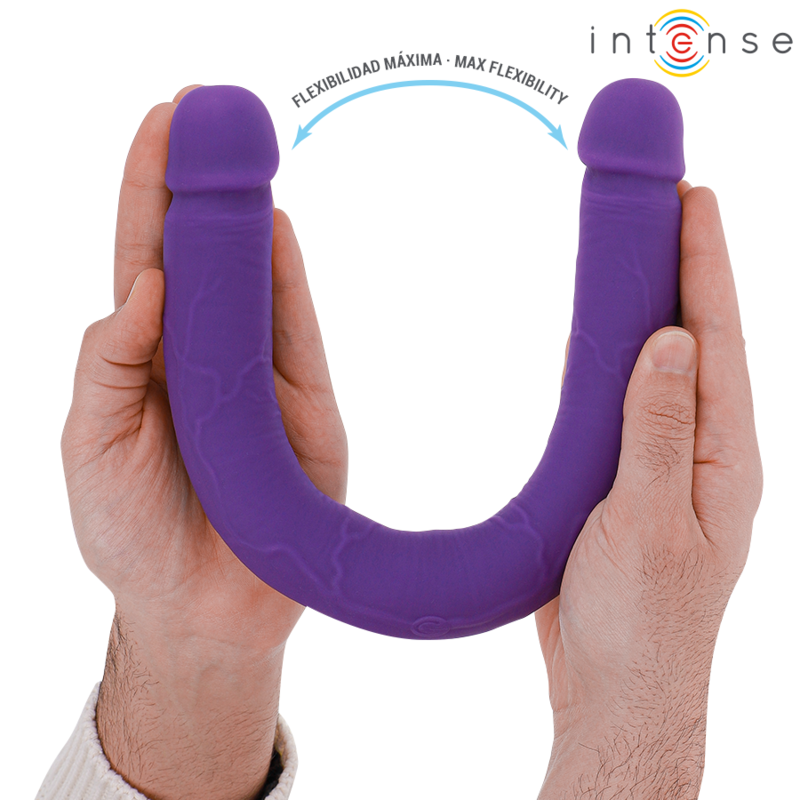 Gode Double Vibrant Gunter 40cm Violet - Intense