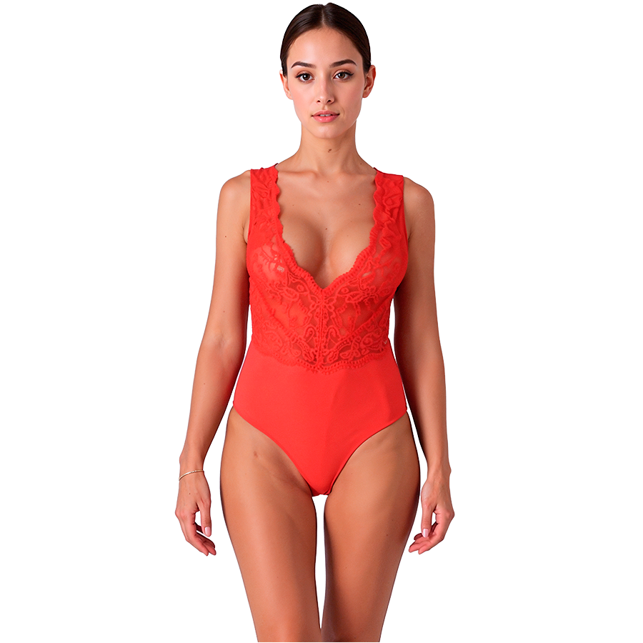 Body Évalie Rouge L/XL - Passion