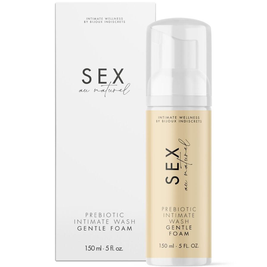 Mousse Intime Sex au Naturel Prébiotique 150ml - Bijoux Indiscrets - Bijoux Indiscrets