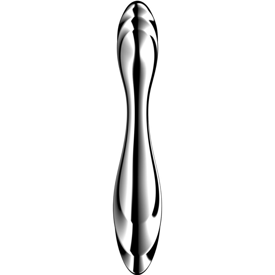 Godemichet Double Pure Gravity 2 Acier Inoxydable - Satisfyer