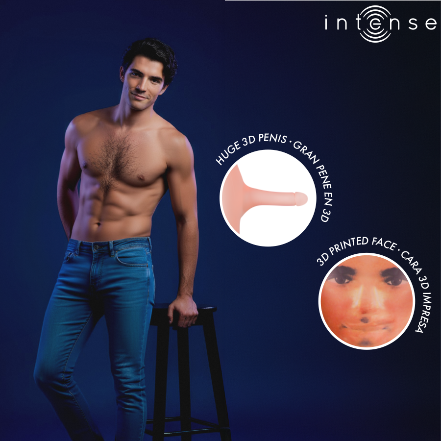 Poupée sexuelle gonflable homme avec Pénis 3D Anthony - Intense