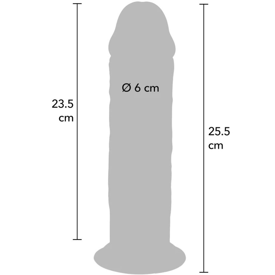Godemiché Réaliste Get Real Deluxe Extra-Épais 25,5cm - ToyJoy