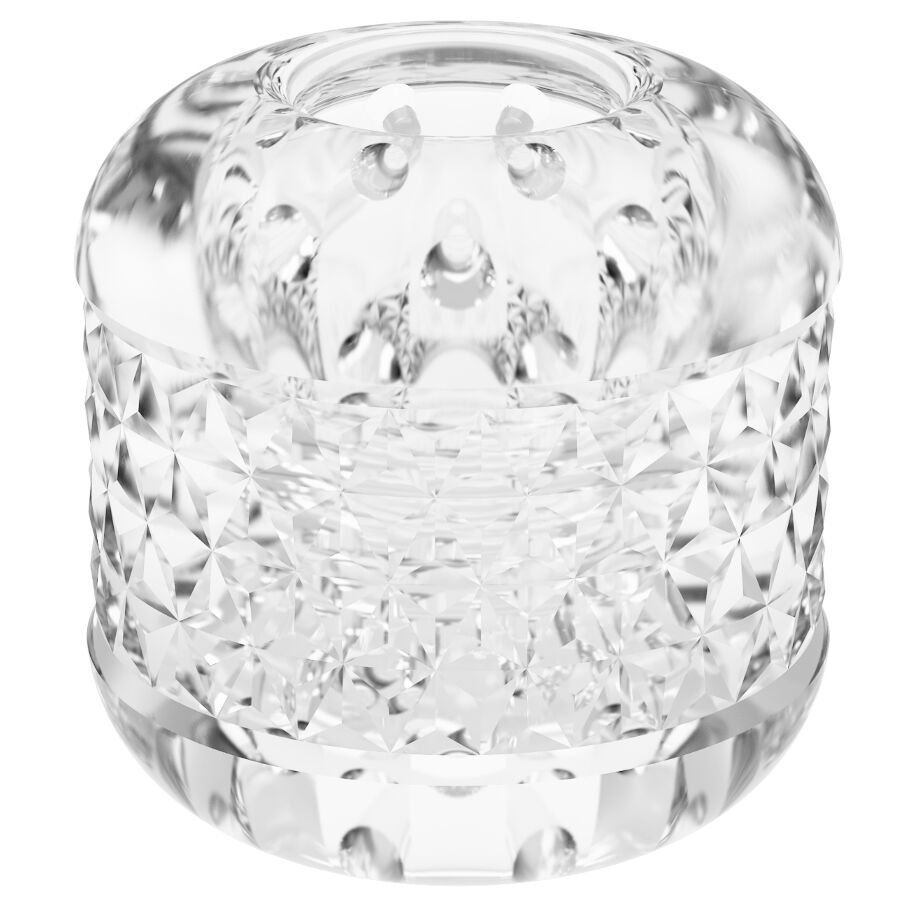 Masturbateur Cole Double Entrée Transparent - Pretty Love