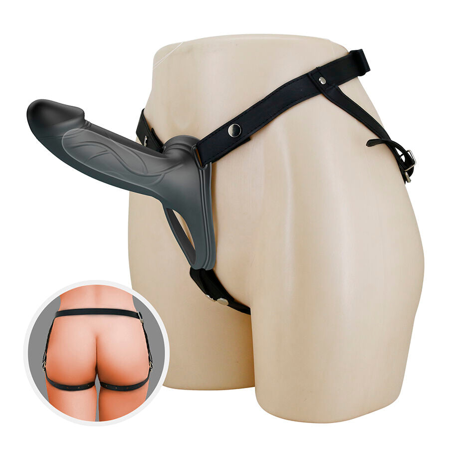 Gode-ceinture Vibrant Landon Black - Pretty Love