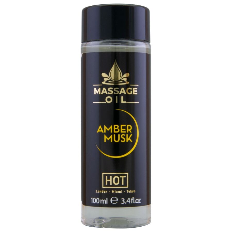 Huile Massage Ambre et Musc 100ml - Hot