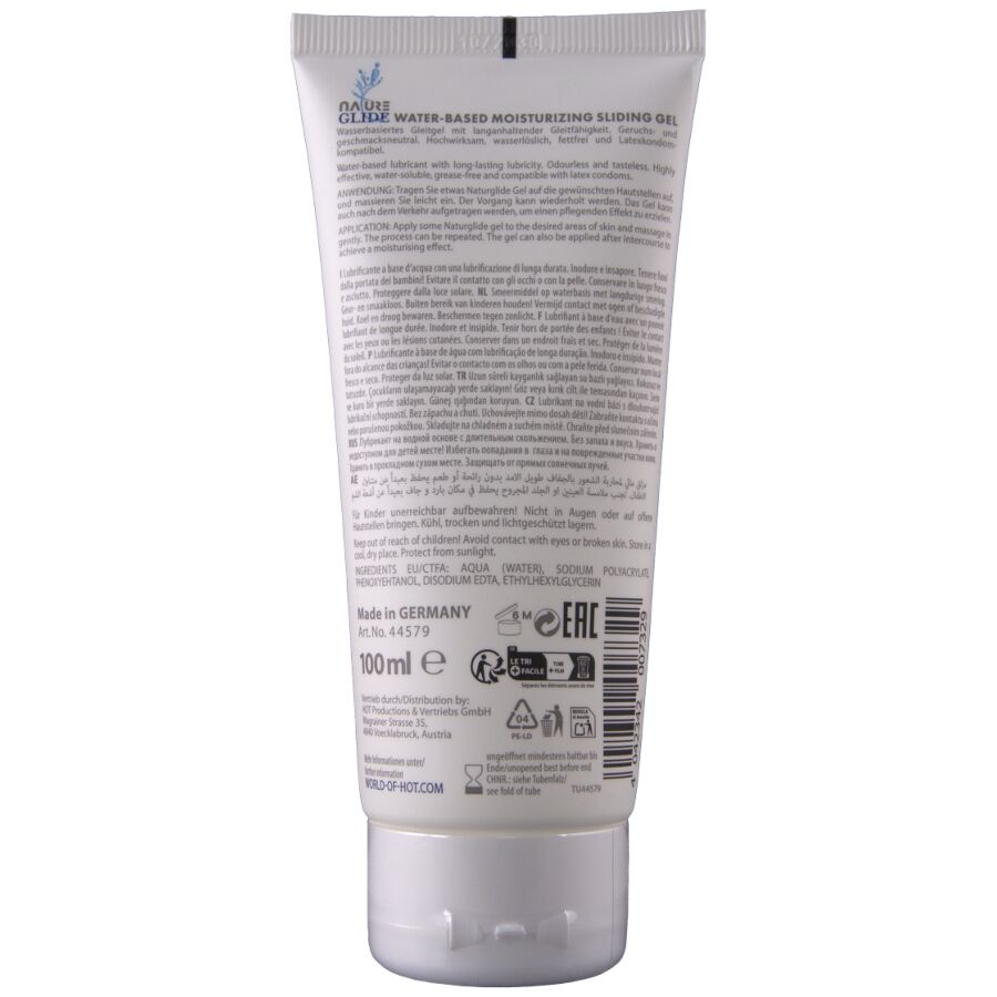 Lubrifiant Nature Glide à Base d'Eau 100ml - HOT