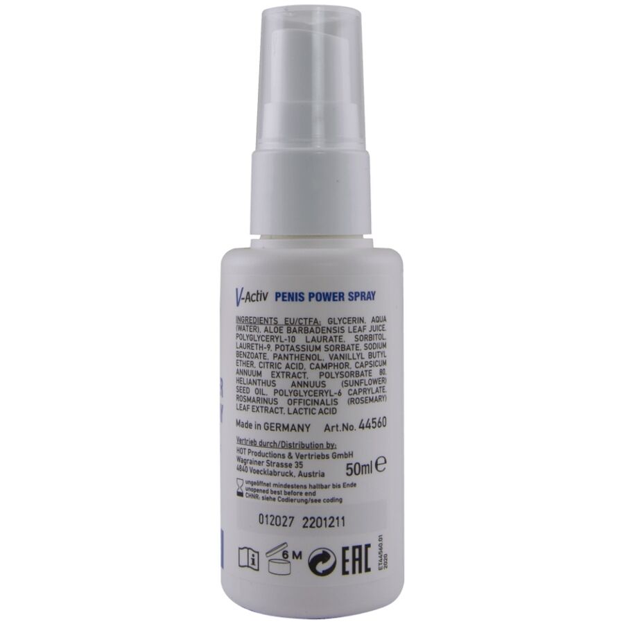 Spray Stimulant Hot V-Activ Pénis 50ml - Hot