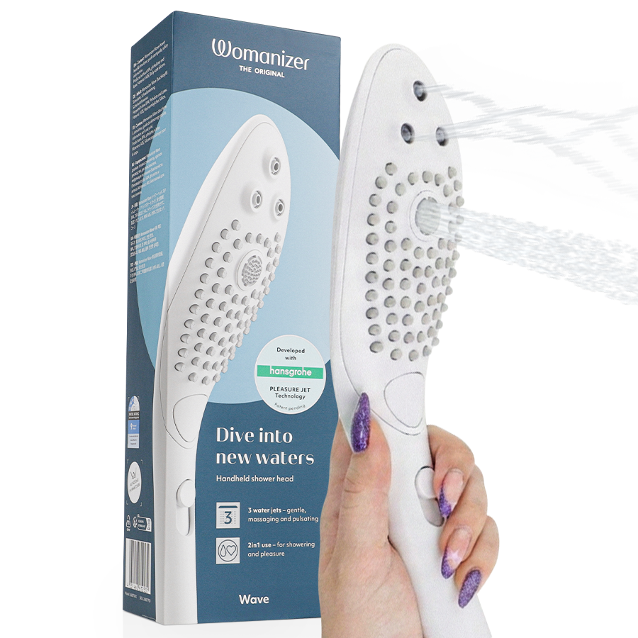Pommeau de Douche Stimulant Womanizer Wave Blanc - Womanizer