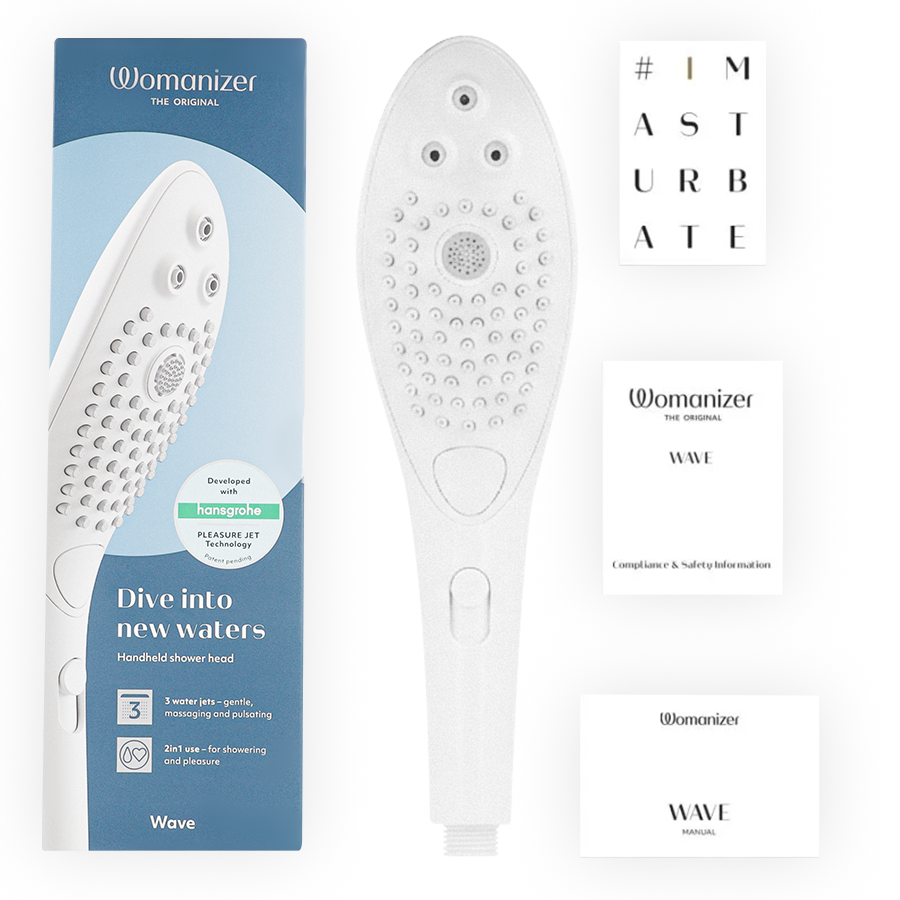 Pommeau de Douche Stimulant Womanizer Wave Blanc - Womanizer