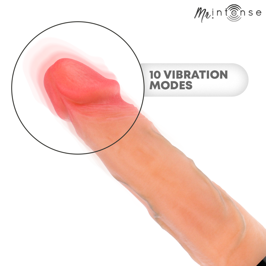 Vibromasseur Réaliste Mr Intense Jean Chauffant 24cm