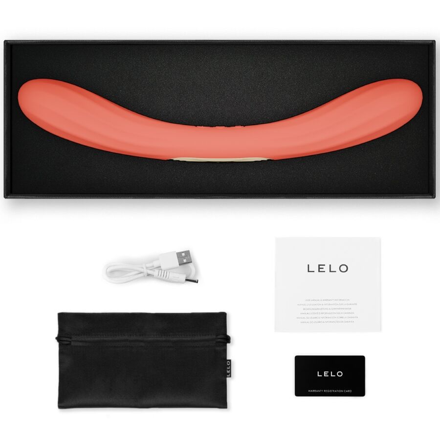 Vibromasseur Double Boomerang Rouge Corail - LELO