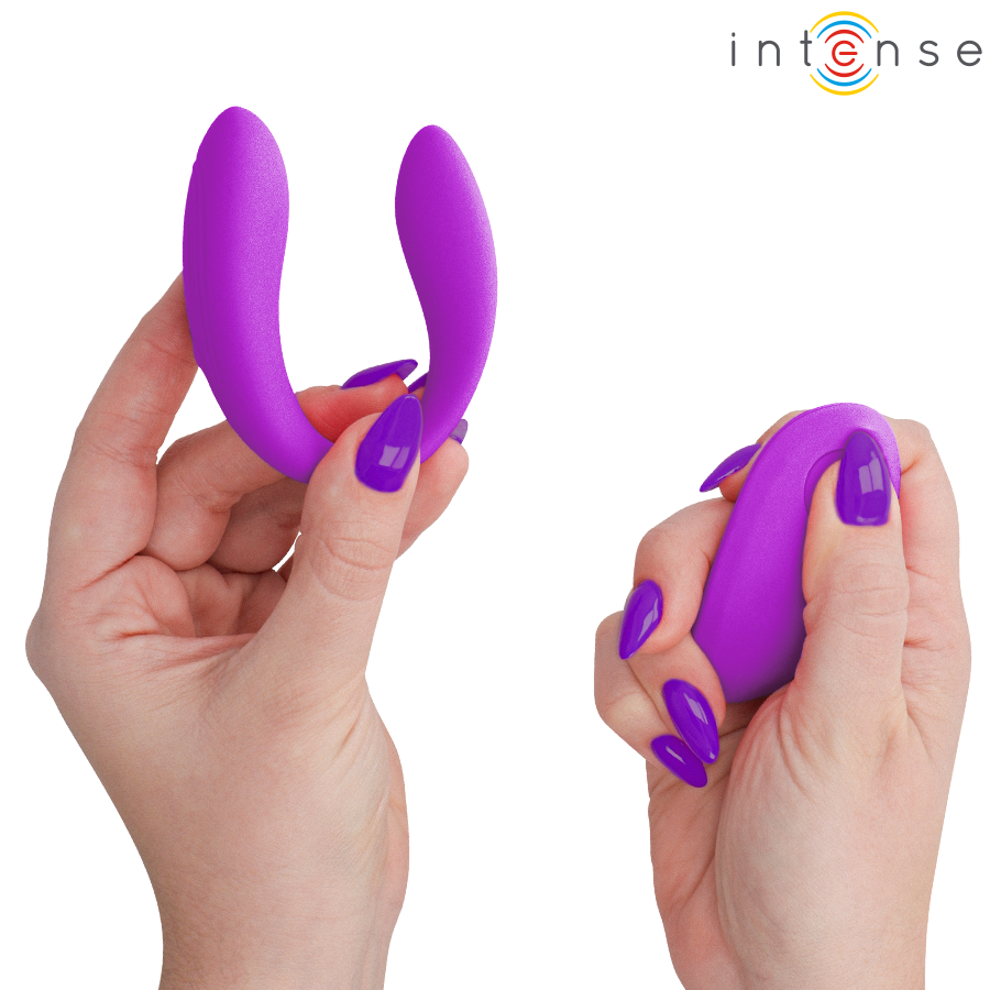 Stimulateur Pince Vibrante Nora Violet - Intense Remote Control
