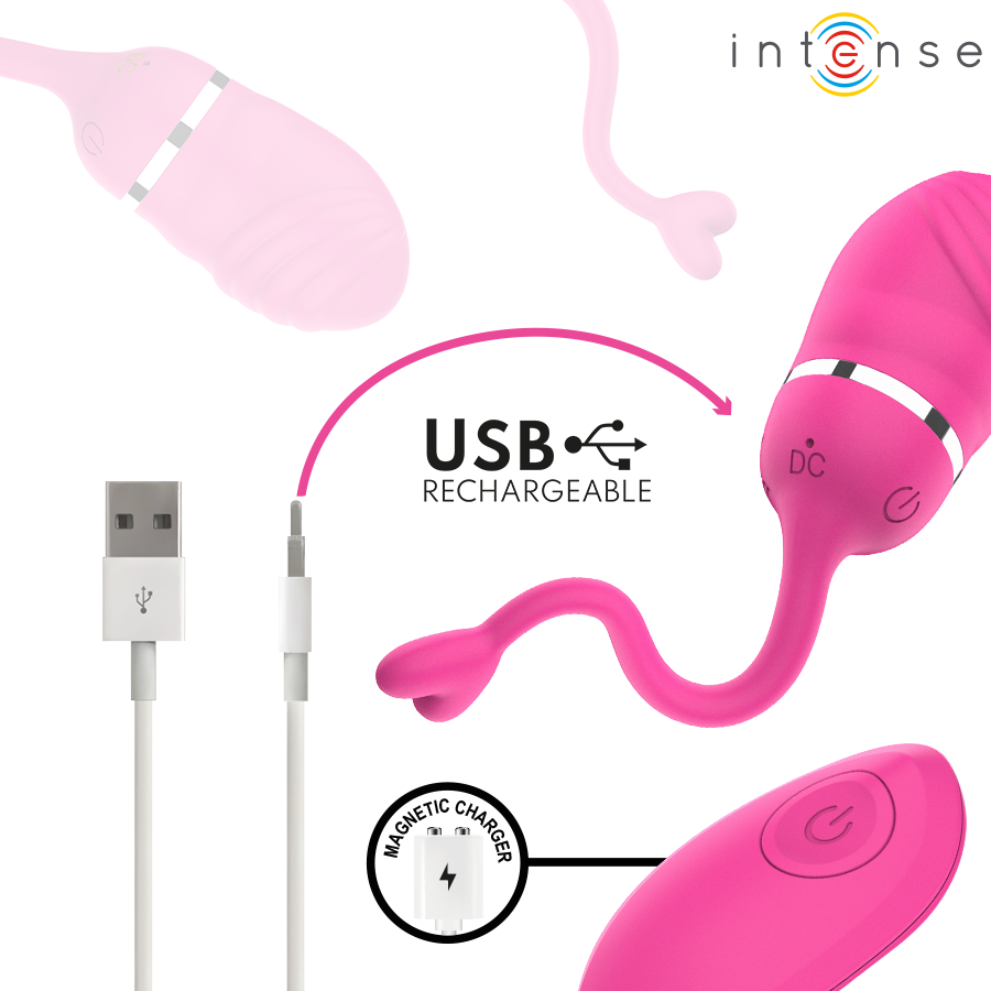 Œuf Vibrant Sookie Rose à Télécommande - Intense Remote Control