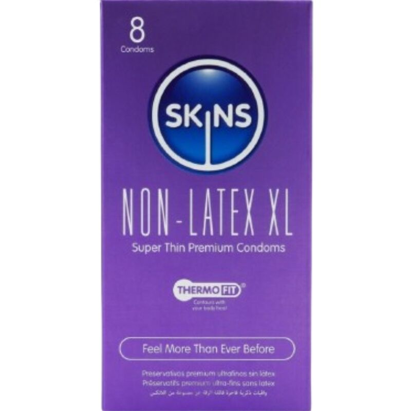 Préservatifs Sans Latex XL Pack de 4 - Skins