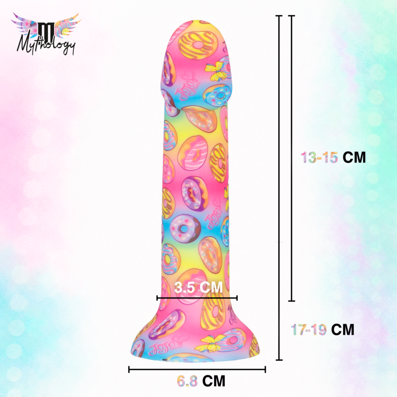 MYTHOLOGY - LYRA 2 GODEMICHET EN SILICONE 19 CM Ø 3,3 CM DONUTS