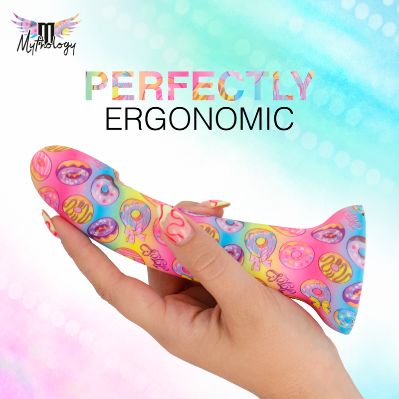 MYTHOLOGY - LYRA 2 GODEMICHET EN SILICONE 19 CM Ø 3,3 CM DONUTS