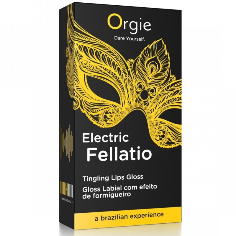 ORGIE - GLOSS À LÈVRES VIBRANT ET ÉNERGISANT POUR FELLATION ÉLECTRIQUE 10 ML