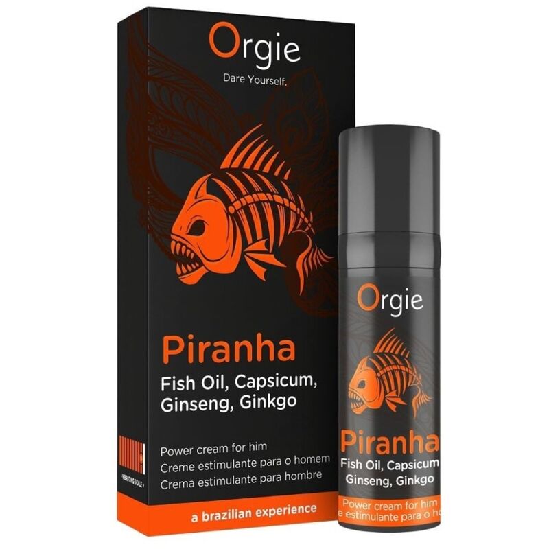 ORGIE - CRÈME ÉNERGISANTE PIRANHA POUR LUI 15 ML