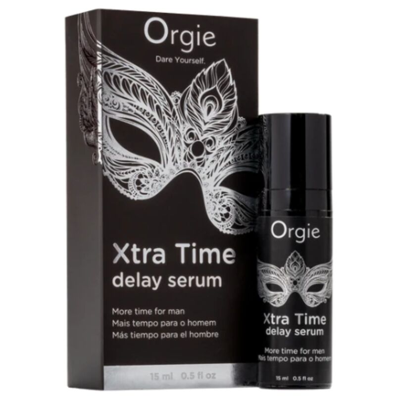 ORGIE - SÉRUM RETARDANT À BASE DE SILICONE XTRA TIME SANS ANESTHÉSIANT 15 ML