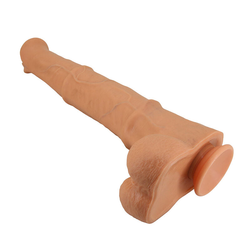 PRETTY LOVE - BENOIT GODEMICHET RÉALISTE TOUCHER DOUX AVEC PEAU GLISSANTE  38,5 CM NATUREL
