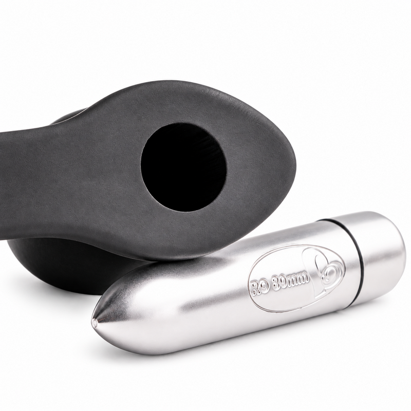ROCKS-OFF - VIBRATEUR DE PROSTATE RO-ZEN AVEC DOUBLE ANNEAU, 7 VITESSES, NOIR ONYX