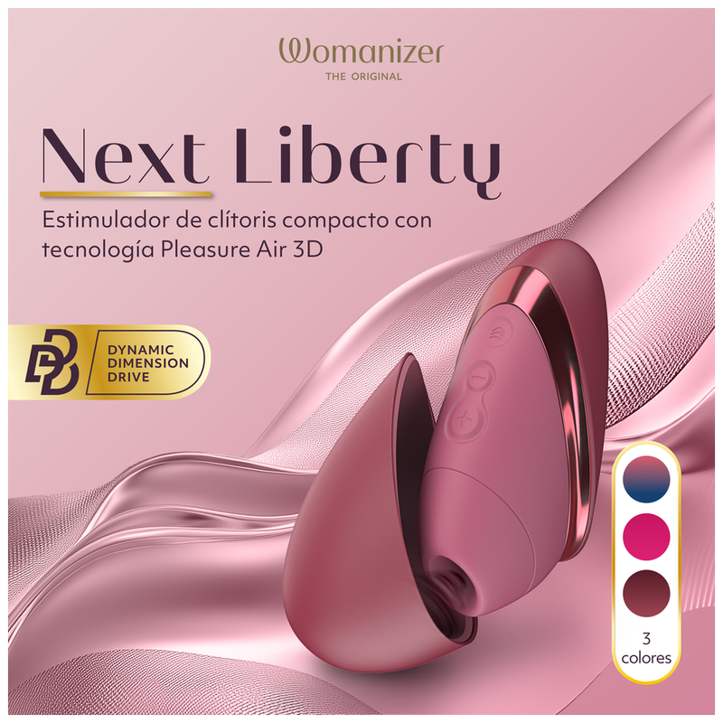 Womanizer Next Liberty Stimulateur Clitoridien 3D Bordeaux