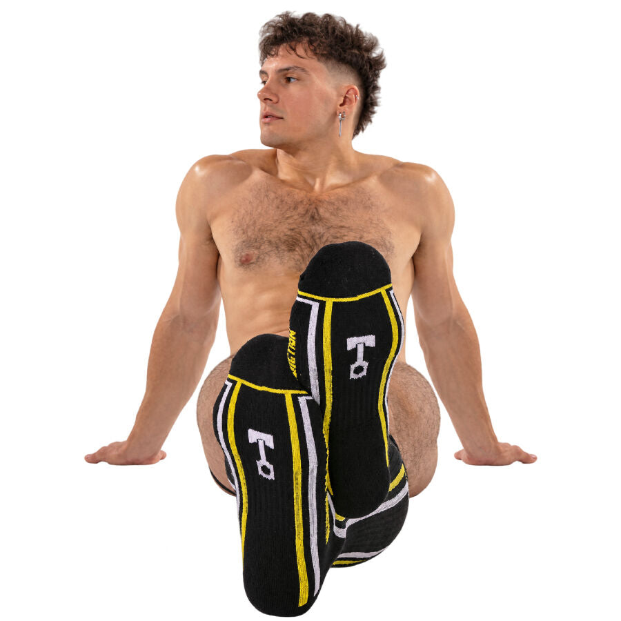 LOCKER GEAR - CHAUSSETTES PISTON HAUTES BLEUES TAILLE UNIQUE