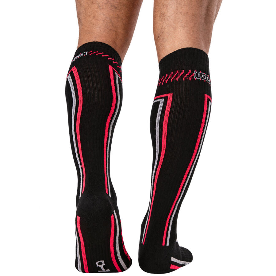 LOCKER GEAR - CHAUSSETTES PISTON HAUTES BLEUES TAILLE UNIQUE