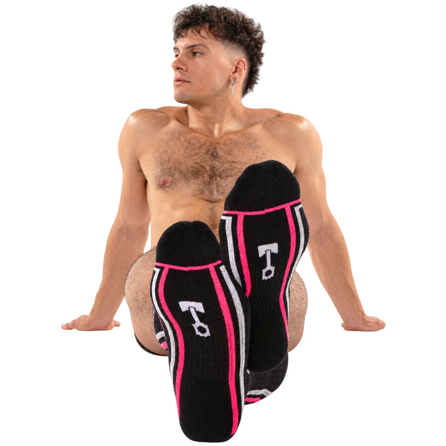 LOCKER GEAR - CHAUSSETTES PISTON HAUTES BLEUES TAILLE UNIQUE
