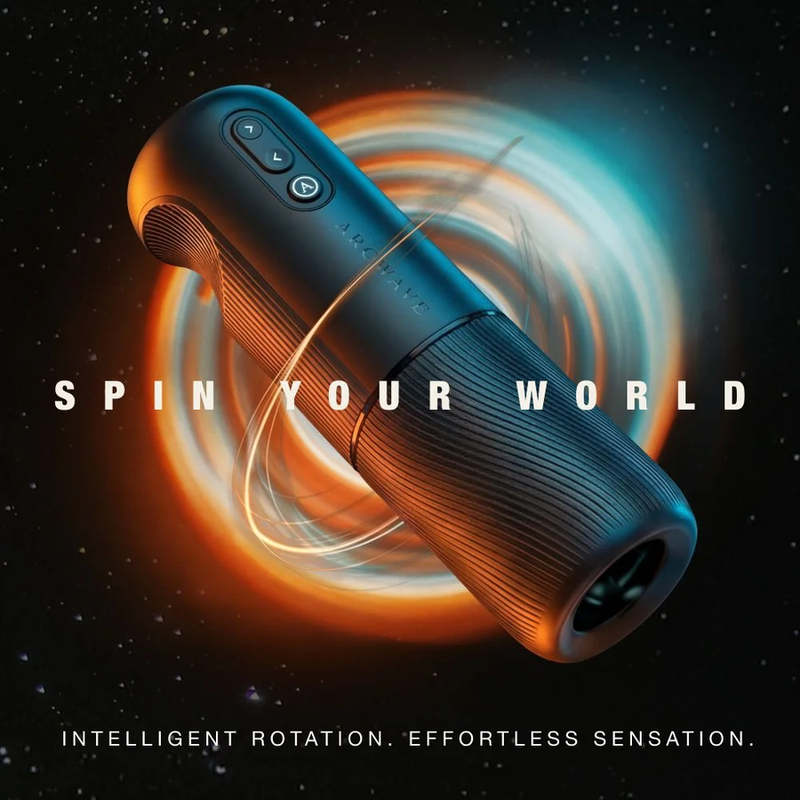 ARCWAVE - ORBIT MASTURBATEUR MASCULIN ROTATIF À 360° AVEC CONTRÔLE PAR APPLICATION NOIR