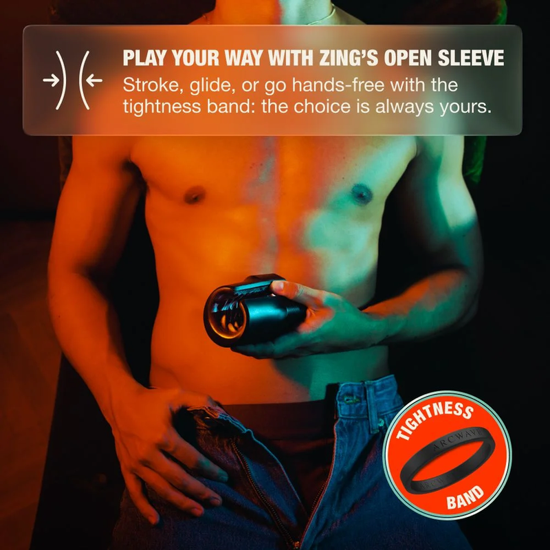 Arcwave Zing Sextoy Masculin Vibrant Double Moteur Noir