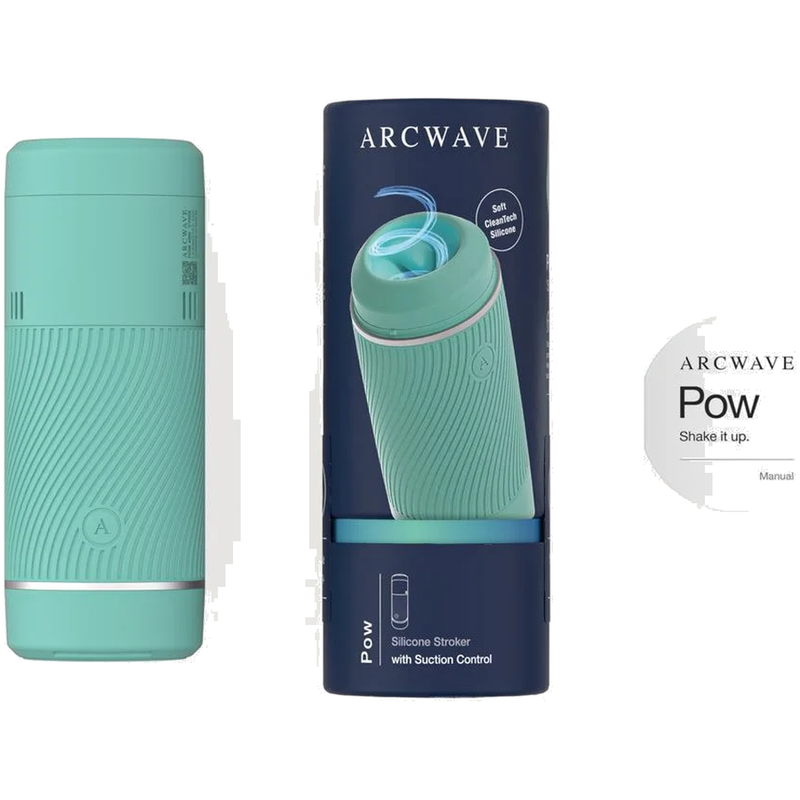 ARCWAVE - POW STROKER MANUEL AVEC CONTRÔLE DE L'ASPIRATION MENTHE