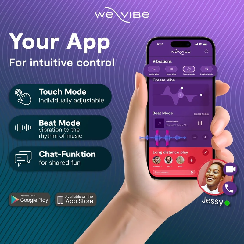 We-Vibe Sync O Stimulateur Clitoridien Couples Violet Clair