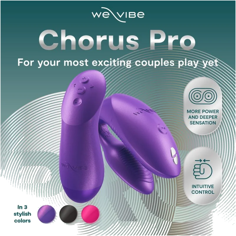 WE-VIBE - VIBRATEUR CHORUS PRO PREMIUM POUR COUPLES VIOLET COSMIQUE