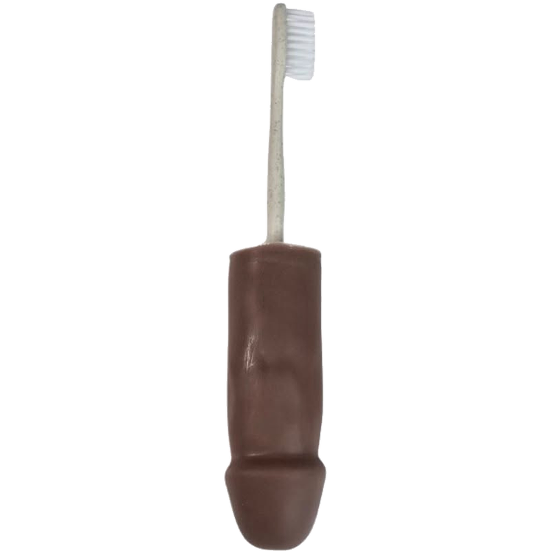 Brosse à Dents Pénis Marron - Diablo Picante