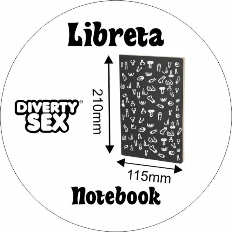 DIABLO PICANTE - CARNET NOIR (14 X 21) PÉNIS