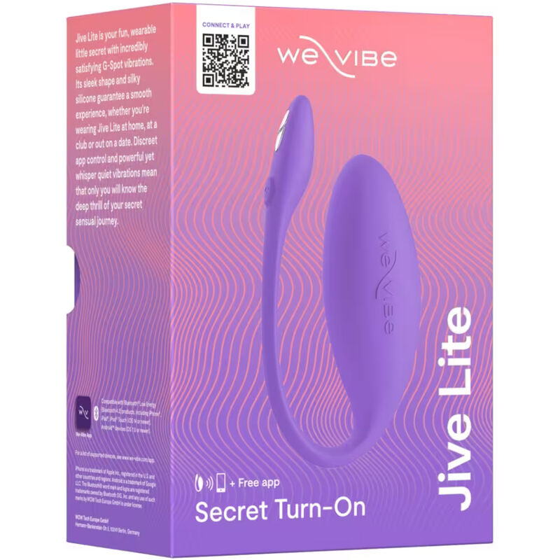 WE-VIBE - JIVE LITE VIBRATEUR ŒUF PORTABLE CONTRÔLÉ PAR APPLICATION VIOLET