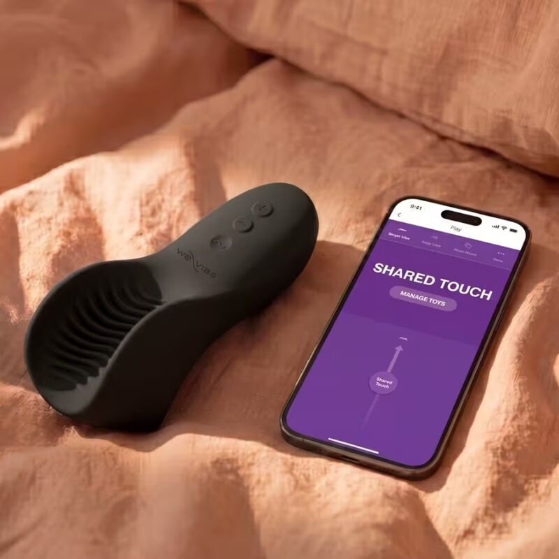 We-Vibe Shared Touch Vibromasseur Couple Télécommandé Double Face Noir
