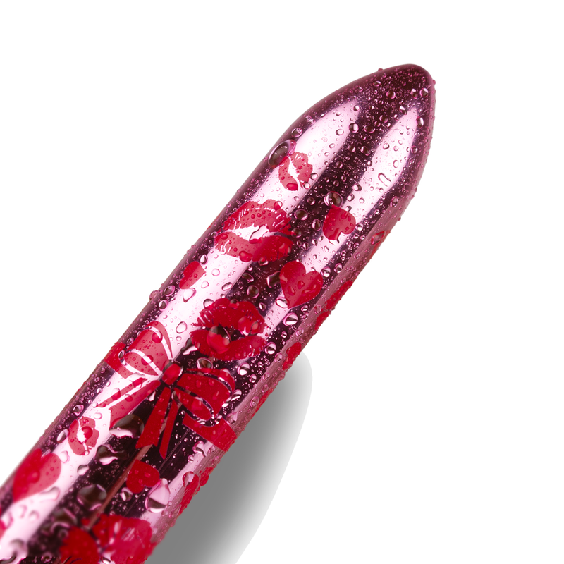 ROCKS-OFF - GIFTING LOVE MINI VIBRATEUR BULLET RECHARGEABLE AVEC 16 FONCTIONS ROSE