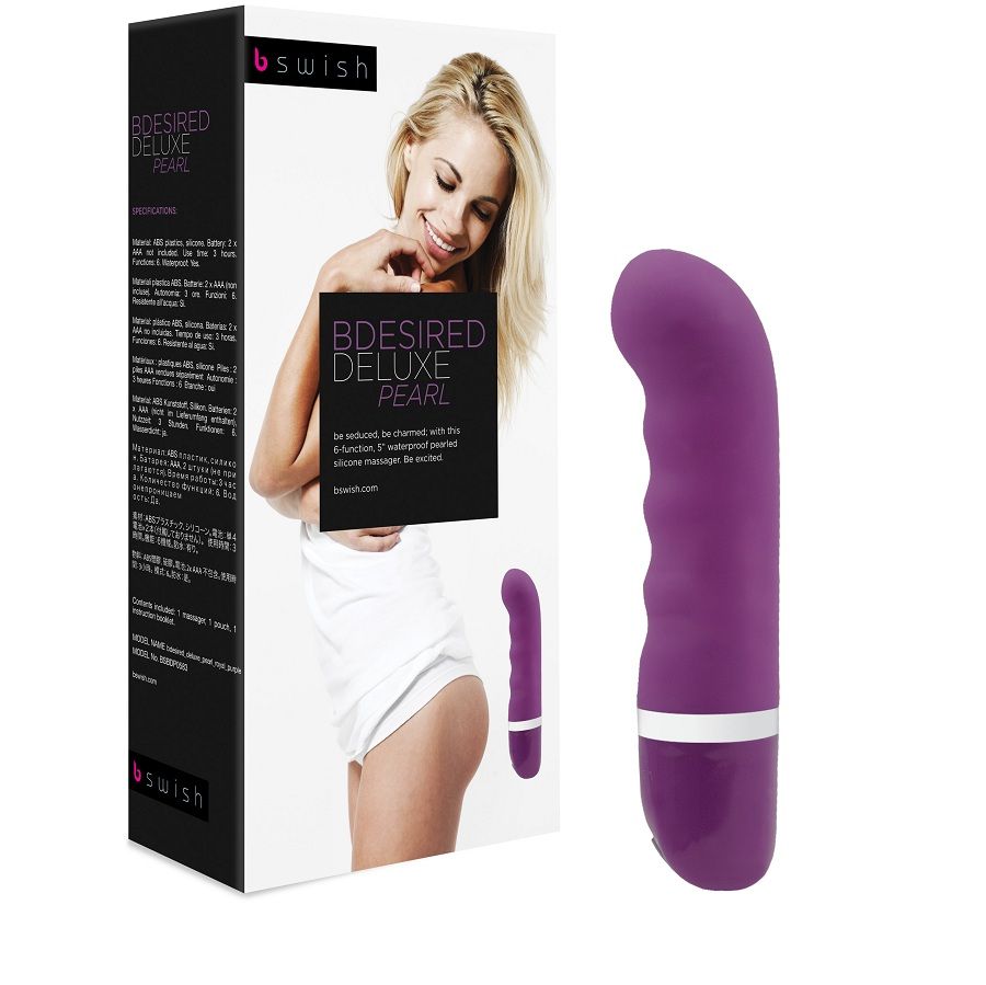 B Swish - Vibromasseur ondulé Bdesired Deluxe - Violet